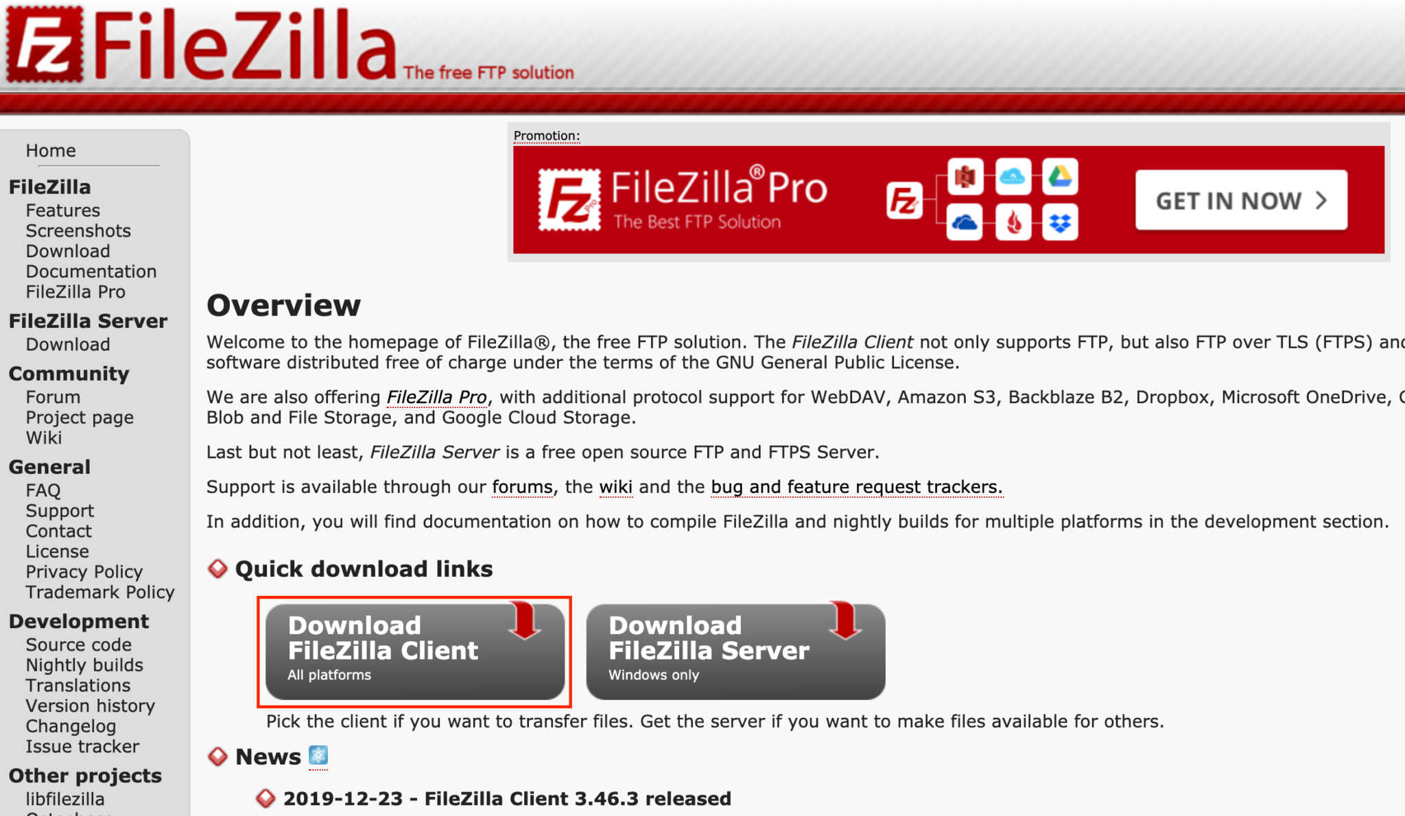 filezilla for mac 10.10.3