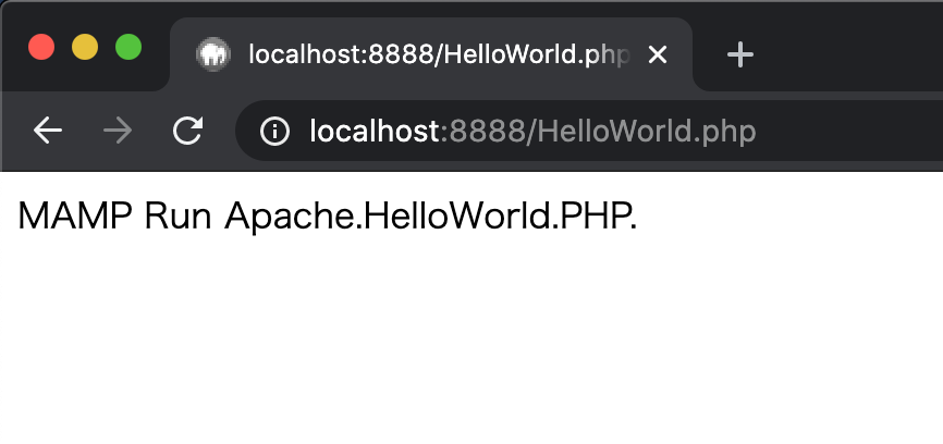 Mac Mamp インストール Php Helloworld しすろぐ