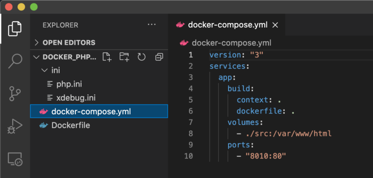 download vscode xdebug docker