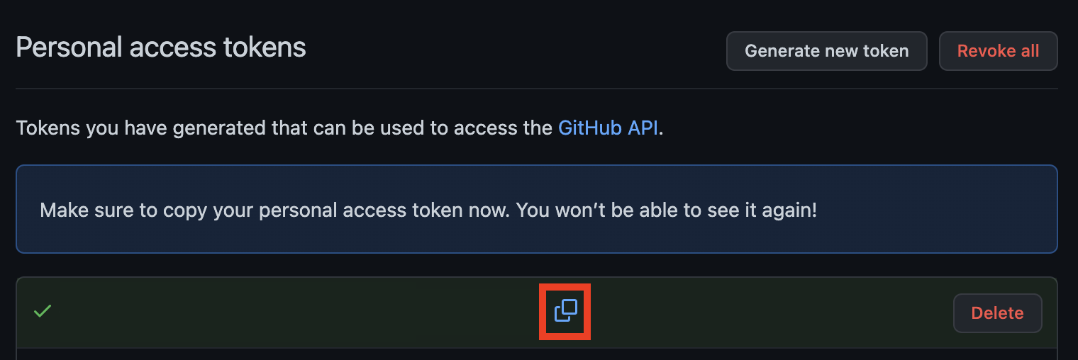 GitHub token pass