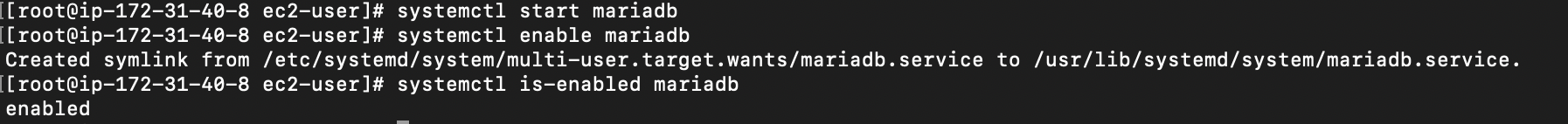 AmazonLinux2 MariaDB install